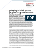 Evaluating The Holistic Costs and Benefits of Corn Production Systems in Minnesota US2020Scientific ReportsOpen Access