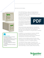 Micom P12X/Y: Three Phase and Earth Fault Overcurrent Relays