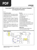 Green-Mode PWM Controller With Frequency Swapping and Integrated Protections