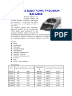 Electronic Precision Balance