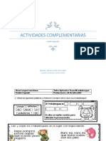 Actividades Complementariasjueves 29 de Julio. 2021