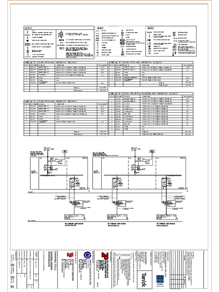14 - MSB - As Built-Ht Schematic Diagram | PDF