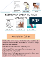 Kebutuhan Dasar Ibu Pada Masa Nifas