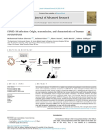 COVID-19 Infection- Origin, Transmission, And Characteristics of Humancoronaviruses