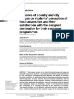 Herrero, Á., Martín, H. S., García de Los Salmones, M. D. M., and Río Peña, A. Del. (2015) - Influence of Country and City Images On Students' Perception of Host Universities