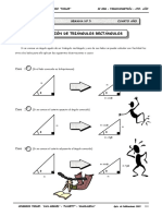 II BIM - 4to. Año - TRIG - Guía 5 - Resol. de Triáng. Rectán