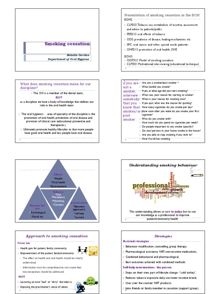 Understanding Smoking Cessation A Holistic Approach to Tobacco Use