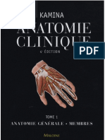 Anatomie Clinique, T1, Anatomie Generale, Membres KAMINA