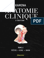 Anatomie Clinique, T2 Tete, Cou, Dos KAMINA