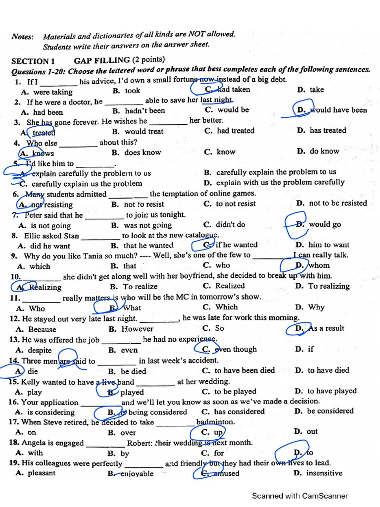 Mini Test 3 | PDF