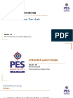 Embedded System Design: Embedded Software: Tool Chain