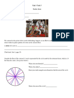 Unit 3 Task 5 Sector Area