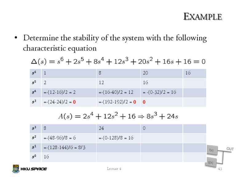 System Stability Analysis Equation | PDF