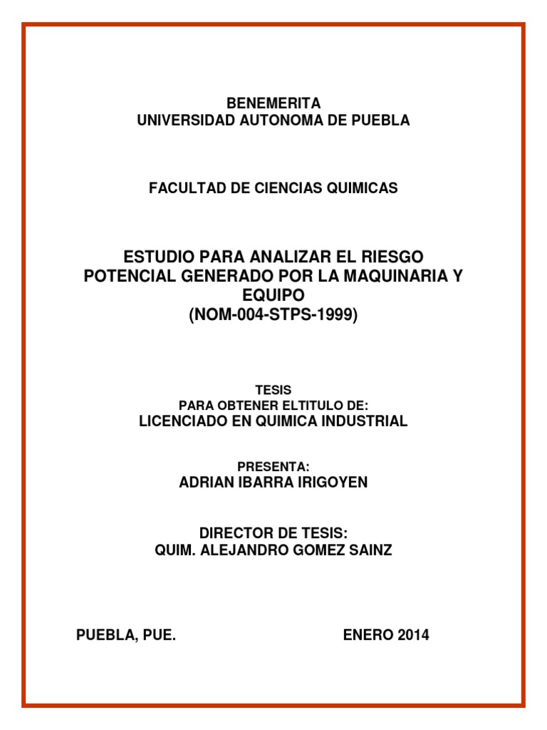 Análisis de Riesgo en Maquinaria y Equipo | PDF | Molino (molienda ...
