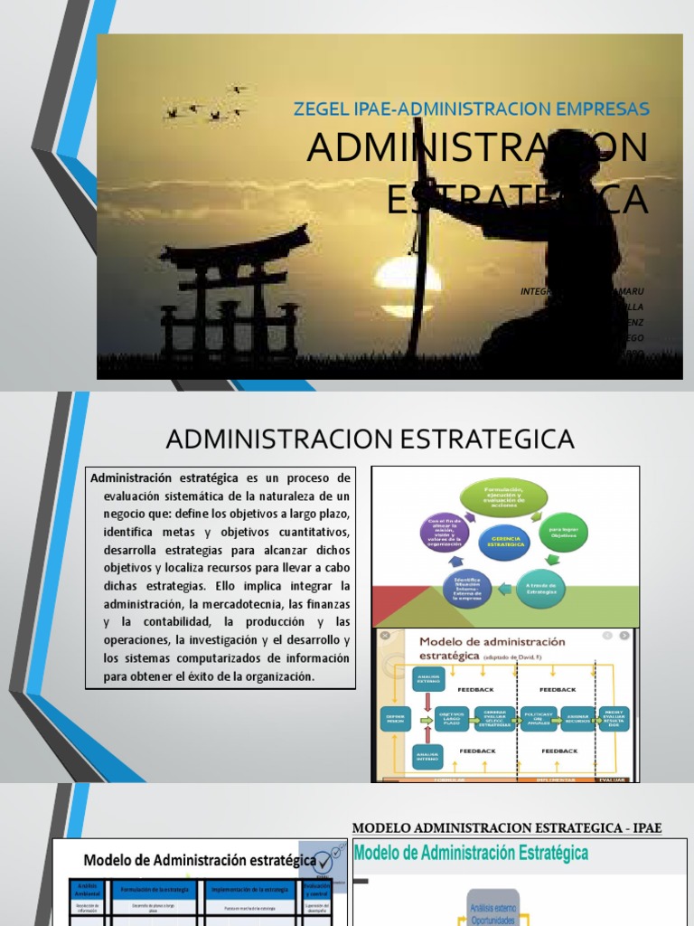 Administracion Estrategica | PDF | Gestión estratégica | Mercado (economía)