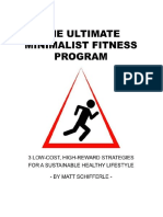 The Ultimate Minmialist Fitness Program