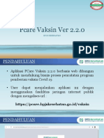 Sosialisasi Update Pcare Vaksin Ver 2.2.0 - Dayu