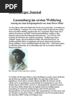 Download Luxemburg im ersten Weltkrieg by Henri Schumacher SN5180384 doc pdf