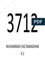 Muhammad Faiz Ramadhan X-2