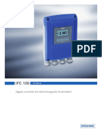 IFC 100 IFC 100 IFC 100 IFC 100: Signal Converter For Electromagnetic Flowmeters
