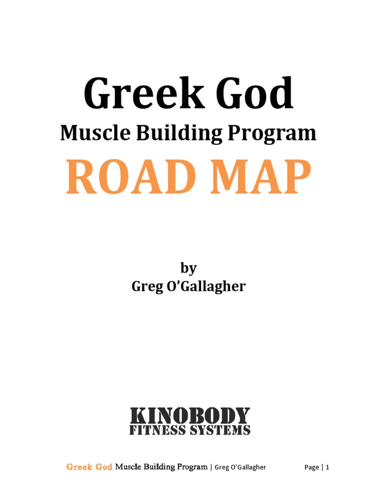 Greek God Program - Road Map | PDF | Physical Fitness | Recreation