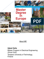 Master Degree in Europe