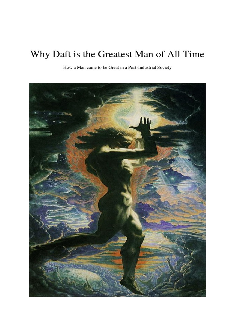 Why daft is the greatest man of all time pdf