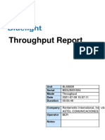 Throughput Report: Unit Serial Mode Date Duration Company Operator Notes