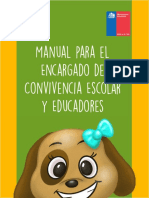 Manual Para El Encargado de Convivencia Escolar y Educadores