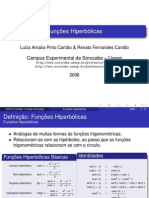 Funções Hiperbólicas: Guia Completo com Gráficos, Propriedades e Exemplos