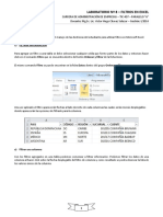 Laboratorio #8 Filtros en Excel