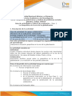 Guia de Actividades y Rúbrica de Evaluación Unidad 1 - Fase 2 - La Geopolítica en La Era de La Globalización