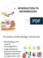 Introduction To Microbiology: Dr. Nada Abdallah Basheer Clinical Microbiologist
