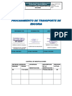 016 Procedimiento Transpórte de Escoria