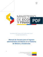 Manual de Registro de Bienes eSIGEF para eSByE - OK