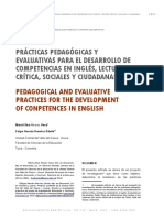 Prácticas Pedagógicas Y Evaluativas para El Desarrollo de Competencias en Inglés, Lectura Crítica, Sociales Y Ciudadanas