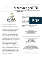 St. Petri Messenger: August, 2021