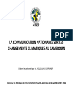 Communication Nationale Sur Le Climate Change (Cameroon)
