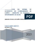 17.9 Memoria Tecnica Diseños Hidraulicos Acueducto (Mayo-2021)