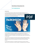 Parkinsonismo: tratamientos y causas