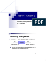 IE6404 - Chapter 3: Inventory Management