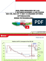 Resultados de Estimulación Petromiranda .