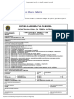 Comprovante de Inscrição e de Situação Cadastral - Impressão