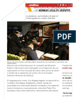 Desarticulan organización acusada de cobrar por camas UCI en hospital Almenara _ Noticias _ Agencia Peruana de Noticias Andina