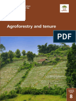 Agroforestry and Tenure: For More Information, Please Contact