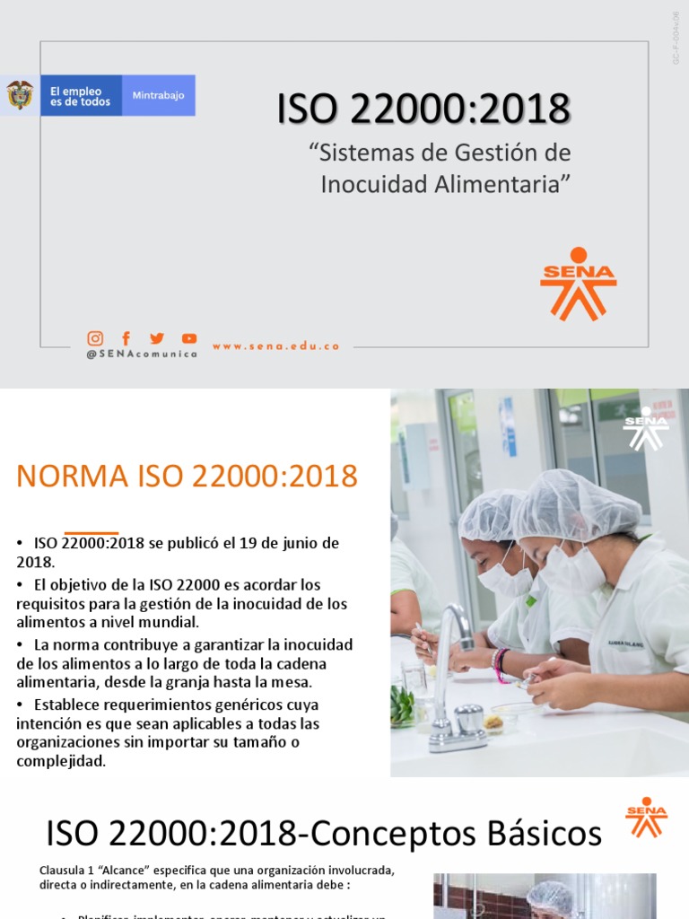 ISO 22000:2018 y Gestión de Inocuidad Alimentaria | PDF | Planificación ...