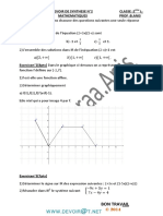 Devoir de Synthèse N°2 - Math - 2ème Lettres (2013-2014) MR Bouzouraa - Anis