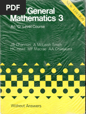 New General Mathematics 3 | PDF | Equations | Trigonometric Functions