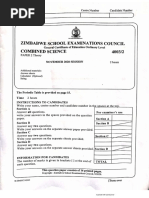 June 2025 Combined Science p2 | PDF