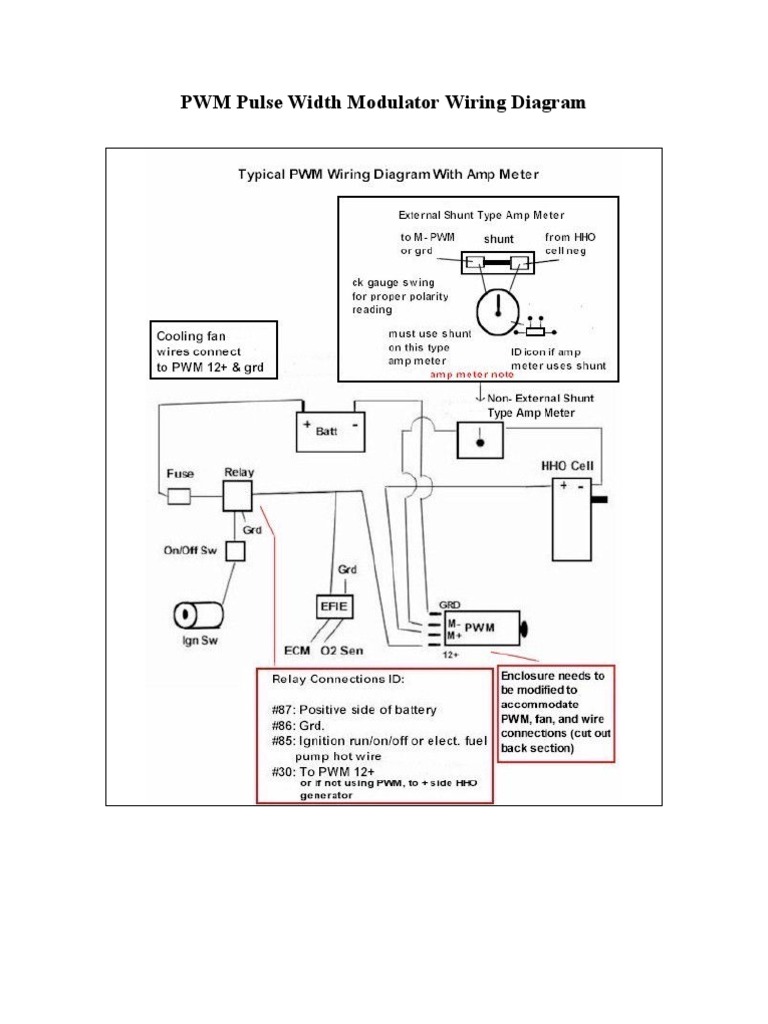 PWM Pulse Width Modulator Wiring Diagram | Download Free PDF | Power ...